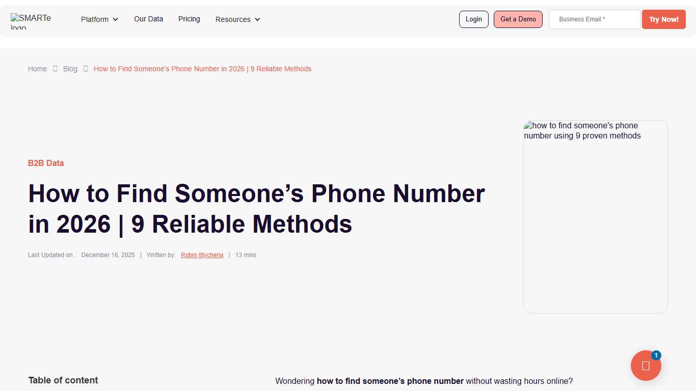 How to Find Someone’s Phone Number in 2026 9 Reliable Methods